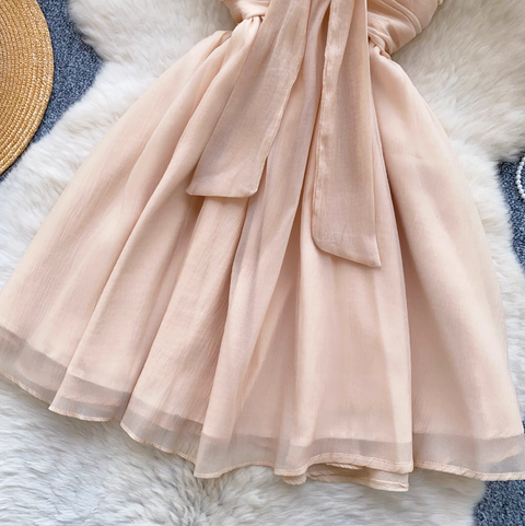 Fairy Rhinestone Studded Mesh Dress