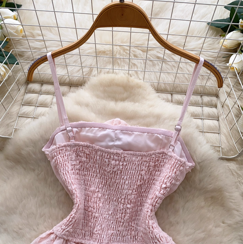 Ruffled Ribbon Pendulum Camisole Top