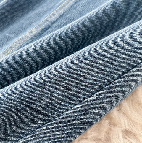 Denim Camisole & Slim Skirt 2Pcs