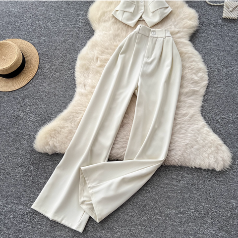 Suit Camisole & Straight Trousers 2Pcs