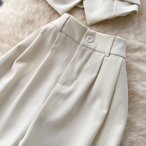 Suit Camisole & Straight Trousers 2Pcs