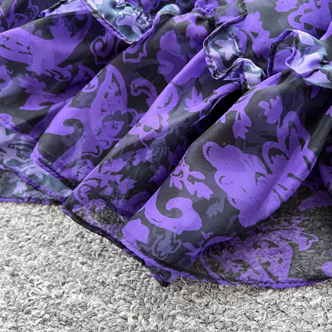 Furry Patchwork Outwear Dress & Slip Dress