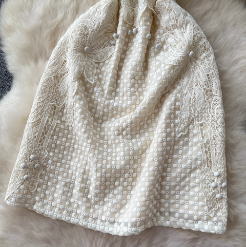 Niche Beaded Embroidered Party Dress