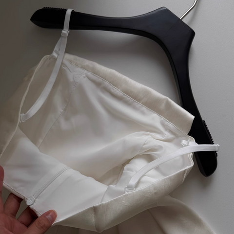 Bow-tie Slip Dress & Puffy Skirt 2Pcs