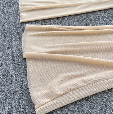 Niche Design Pleated Top & Trousers 2Pcs