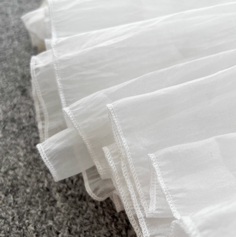 Fairy White Mesh Dress & Slip Dress