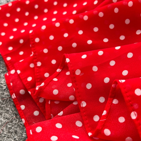 Premium Polka Dot Layered Cake Dress