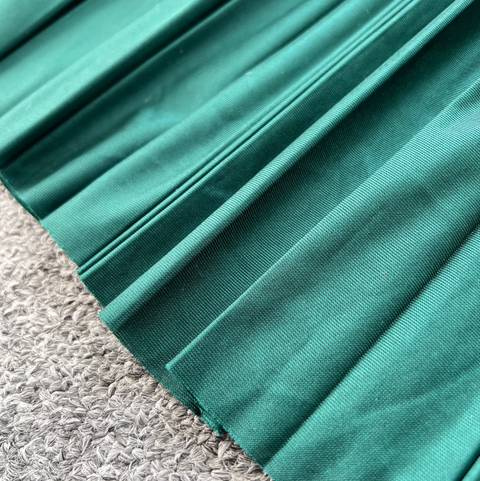 Niche Beaded Top & Pleated Skirt 2Pcs