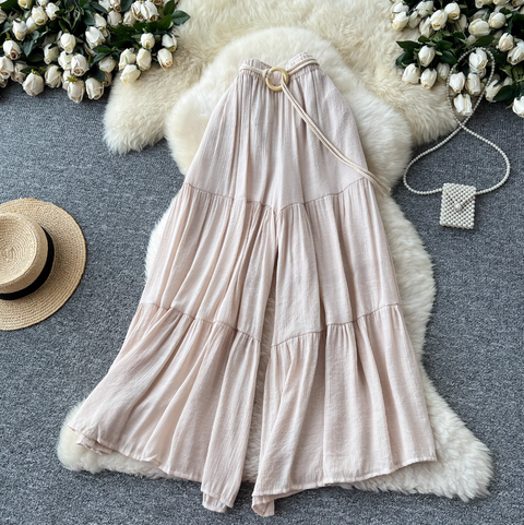 Fairy High-waist Oversized Chiffon Trousers
