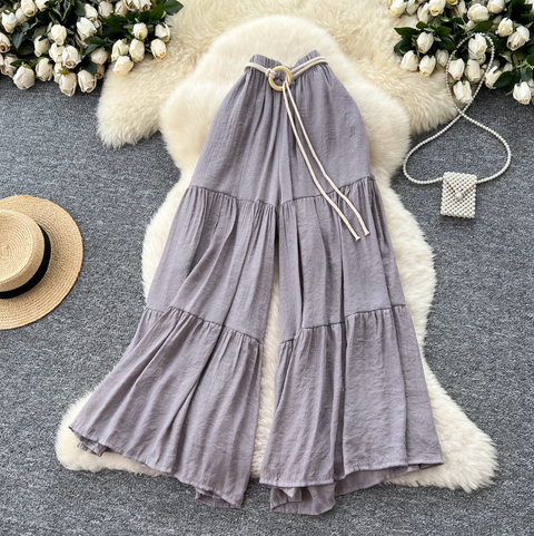 Fairy High-waist Oversized Chiffon Trousers