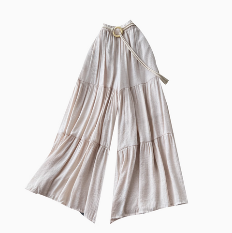 Fairy High-waist Oversized Chiffon Trousers