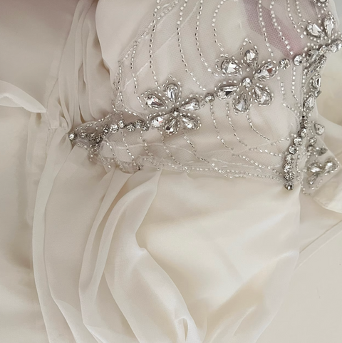 Rhinestone Studded Fairy Halter Dress