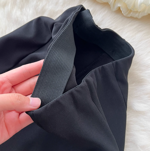 Beaded Asymmetric Top & Skirt 2Pcs