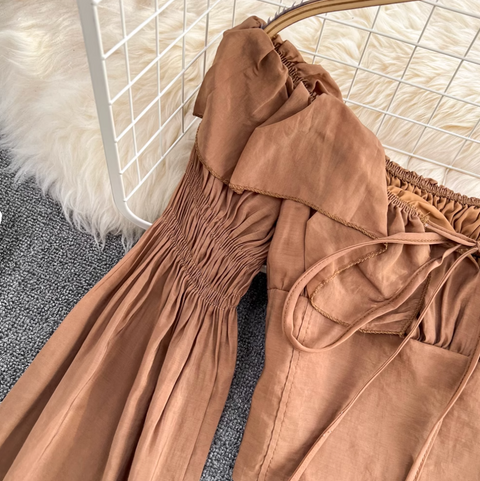 Flared Sleeve Off-shoulder Short Top