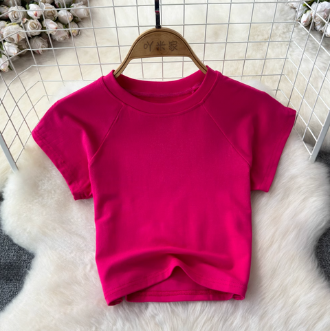 T-shirt & Shorts Stretchy Sportswear 2Pcs