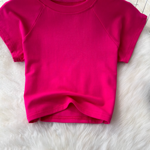 T-shirt & Shorts Stretchy Sportswear 2Pcs