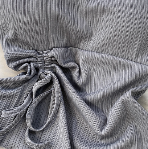 Pleated Camisole & Flared Trousers 2Pcs