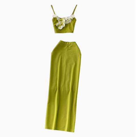 3D Camisole & Slim Skirt Fairy 2Pcs