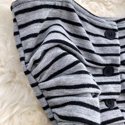 Striped Camisole & Wide-leg Trousers 2Pcs