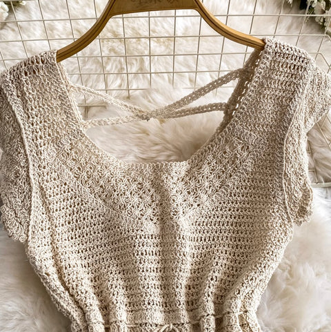 Sweetie Lace Knitwear & Skirt 2Pcs