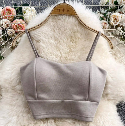 Camisole & Asymmetric Shorts 2Pcs