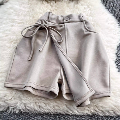 Camisole & Asymmetric Shorts 2Pcs
