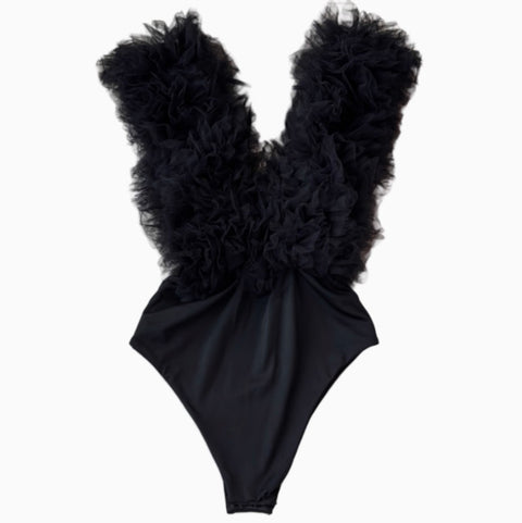 Sexy Deep V-neck Furry Jumpsuits