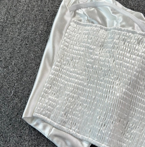 3D Flower Off-shoulder Tank Top