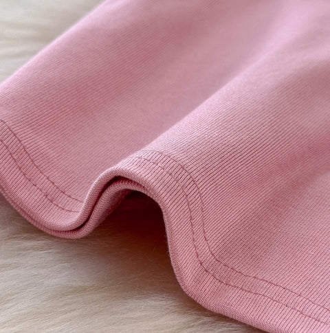 Simple Design Hip-wrapping Short Dress