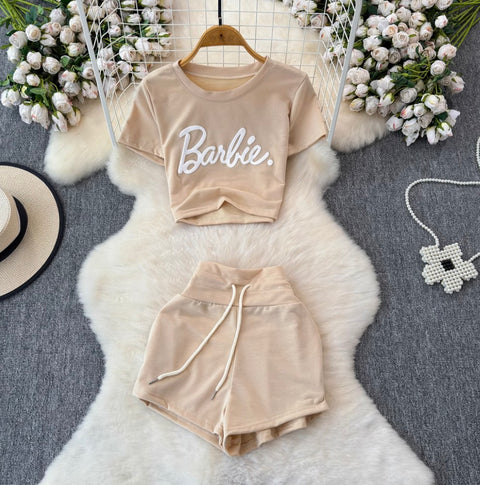 T-Shirt & Shorts Ice Silk 2Pcs