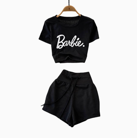 T-Shirt & Shorts Ice Silk 2Pcs
