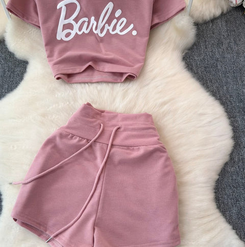 T-Shirt & Shorts Ice Silk 2Pcs
