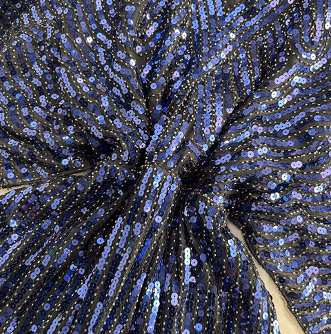 Elegant V-neck Sequined Embroidery Dress