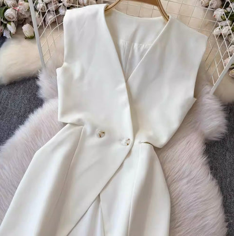 Suit Vest & Shorts Slim-fit 2Pcs