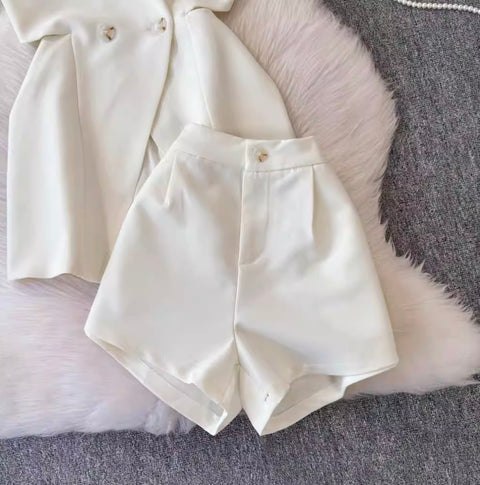 Suit Vest & Shorts Slim-fit 2Pcs