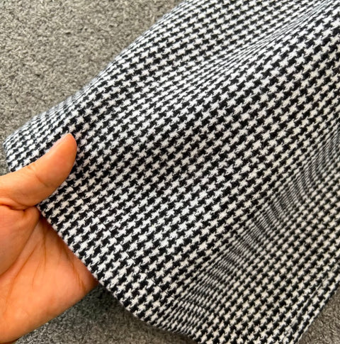 V-neck Houndstooth Tweed Slip Jumpsuits