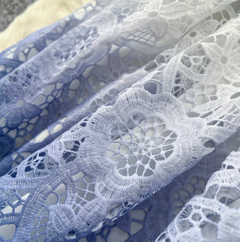 Lace Patchwork Embroidery Cardigan & Skirt 2Pcs