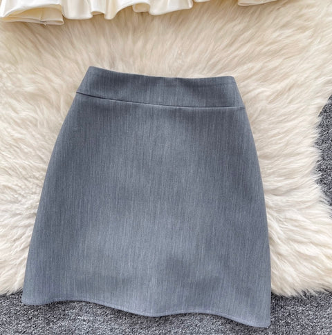 Bow-tie Vest & Skirt Niche 2Pcs