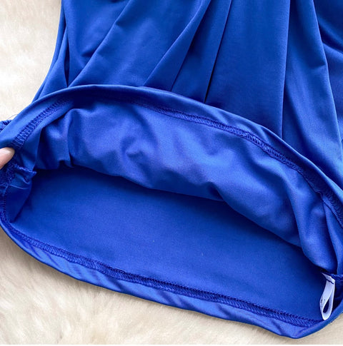 Hottie Patchwork Knotted Halter Top