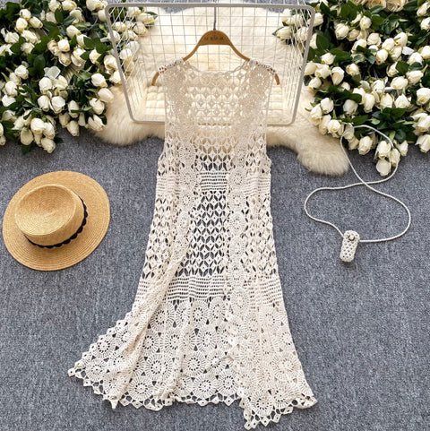 Hollowed Crochet Sunscreen Thin Cardigan
