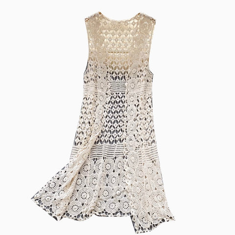 Hollowed Crochet Sunscreen Thin Cardigan