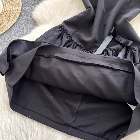 Sleeveless Layered Ruffled Pendulum Dress