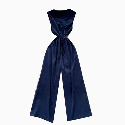 Chic Sleeveless Wide-leg Jumpsuits