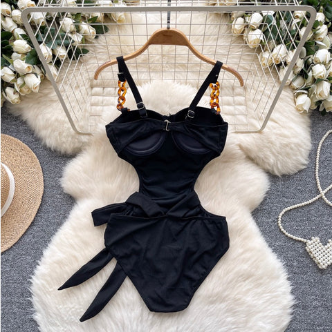 Sexy Backless Padded Slip Jumpsuits