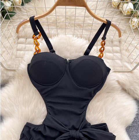 Sexy Backless Padded Slip Jumpsuits