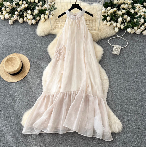 Fairy Purple A-line Sleeveless Dress