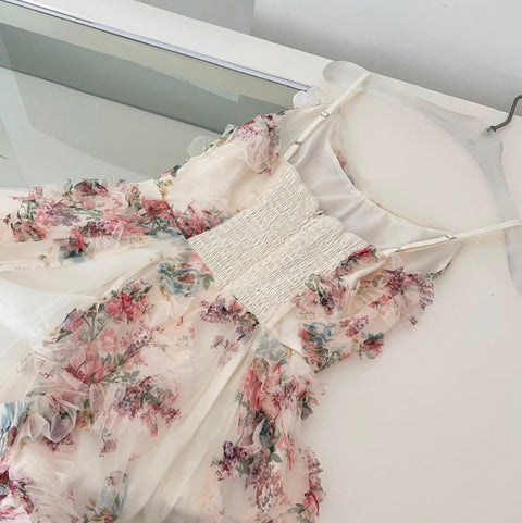 Fairy Embroidered Floral Slip Dress