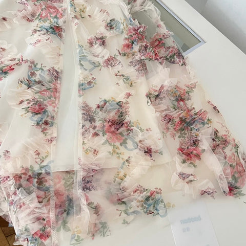 Fairy Embroidered Floral Slip Dress