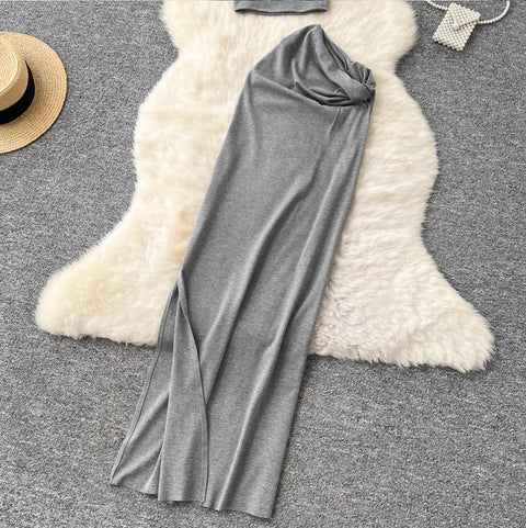 Camisole & Knotted Skirt Casual 2Pcs