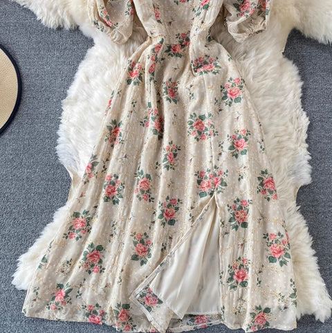 Sweetie Floral Split Doll Dress